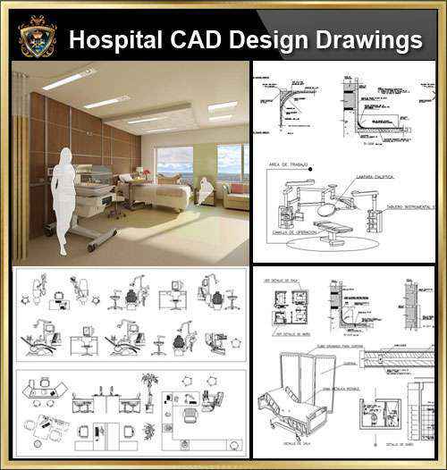 ★【Hospital, Medical equipment, ward equipment, Hospital beds,Hospital design,Treatment room CAD Design Drawings V.1】@Autocad Blocks,Drawings,CAD Details,Elevation