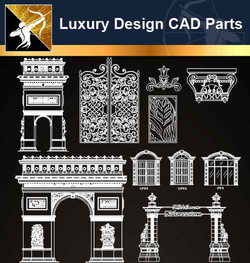 ★【Architecture Decoration Design Element CAD Blocks V.4】