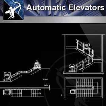 【Architecture CAD Details Collections】Automatic Elevator CAD Details